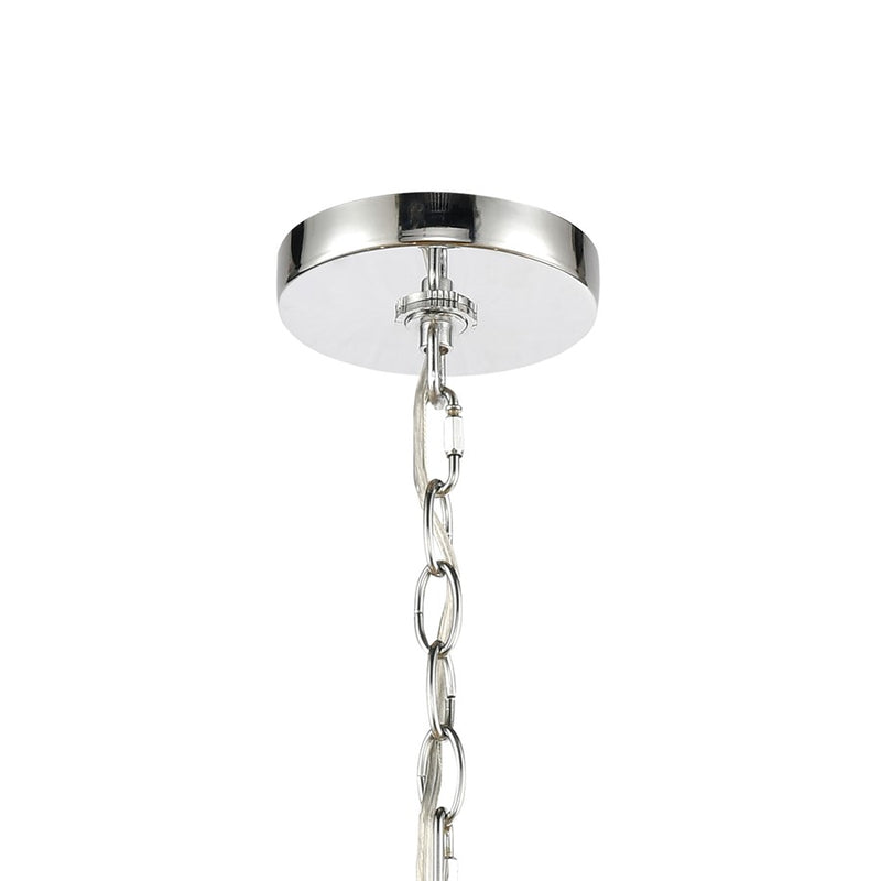 Atlas Lighting Melinda 25'' Wide 5Lt Chandelier, Polished Chrome