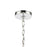 Atlas Lighting Melinda 25'' Wide 5Lt Chandelier, Polished Chrome