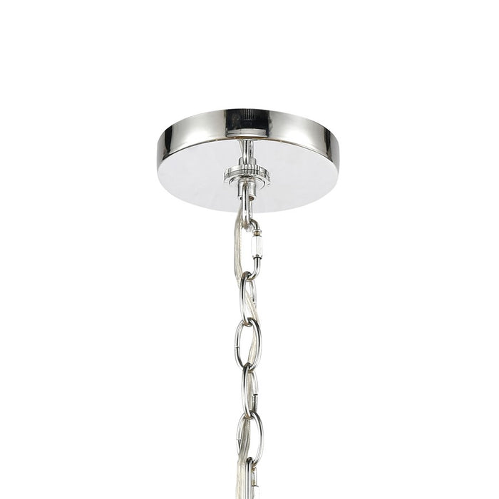 Atlas Lighting Melinda 25'' Wide 5Lt Chandelier, Polished Chrome
