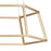 Atlas Lighting Minimalist 21'' Wide LED Chandelier, Gold