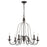 Atlas Lighting Monroe 30'' Wide 6Lt Chandelier, Oil Rubbed Bronze