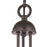 Atlas Lighting Montgomery 20''W 3Lt Chandelier, Oil Rubbed Bronze