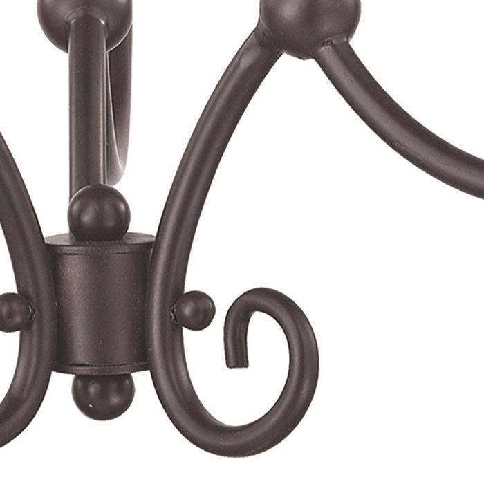 Atlas Lighting Montgomery 20''W 3Lt Chandelier, Oil Rubbed Bronze