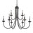 Atlas Lighting Montgomery 29''W 9Lt Chandelier, Oil Rubbed Bronze