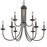 Atlas Lighting Montgomery 29''W 9Lt Chandelier, Oil Rubbed Bronze