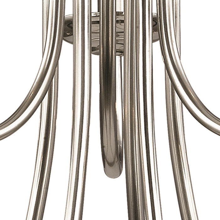 Atlas Lighting Montgomery 34'' Wide 9Lt Chandelier, Brushed Nickel