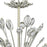 Atlas Lighting Mullica 28'' Wide 6Lt Chandelier, Aged Silver