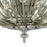 Atlas Lighting Mullica 28'' Wide 6Lt Chandelier, Aged Silver
