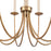 Atlas Lighting Neville 28'' Wide 8Lt Chandelier, Natural Brass