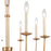 Atlas Lighting Neville 28'' Wide 8Lt Chandelier, Natural Brass