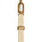 Atlas Lighting Neville 34'' Wide 12Lt Chandelier, Natural Brass