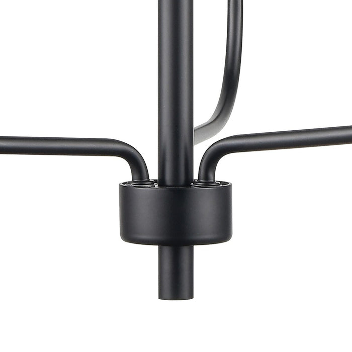 Atlas Lighting Newland 17'' Wide 3Lt Chandelier, Matte Black