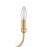Atlas Lighting Newland 17'' Wide 3Lt Chandelier, Satin Brass