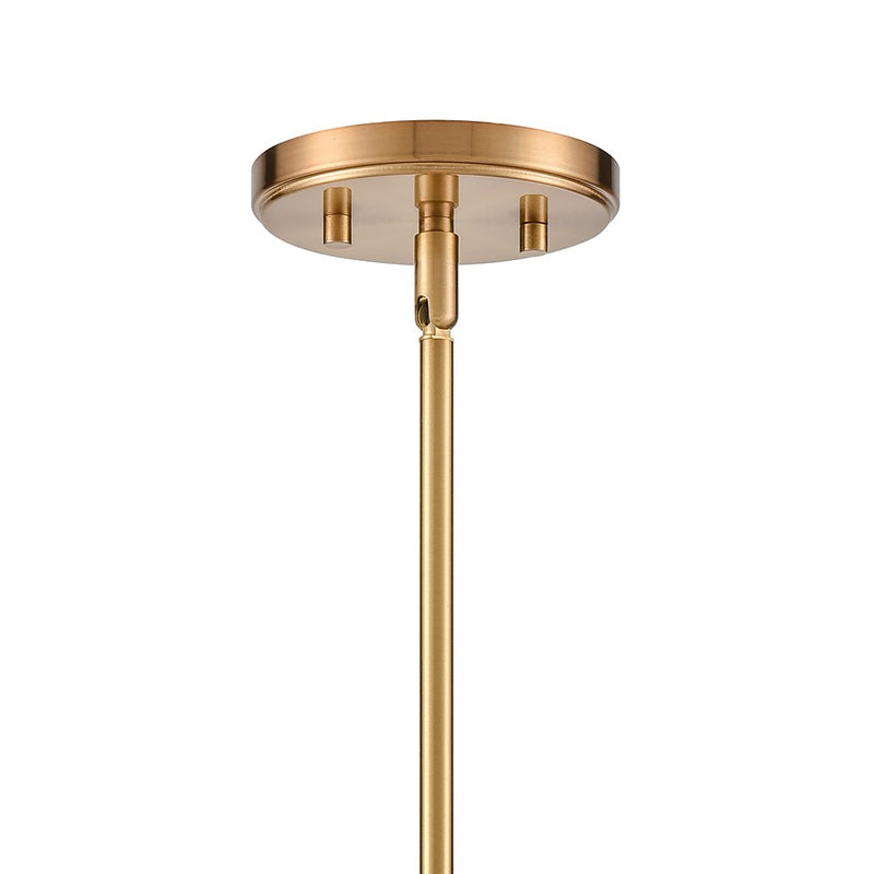 Atlas Lighting Newland 17in 3-Light Chandelier | Transitional Satin Brass Metal | Dining Room & Living Room | 17 x 17 x 17 in | Model CL11271-BS