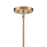 Atlas Lighting Newland 17'' Wide 3Lt Chandelier, Satin Brass