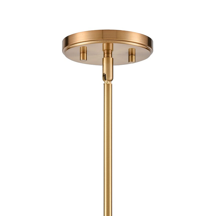 Atlas Lighting Newland 17'' Wide 3Lt Chandelier, Satin Brass