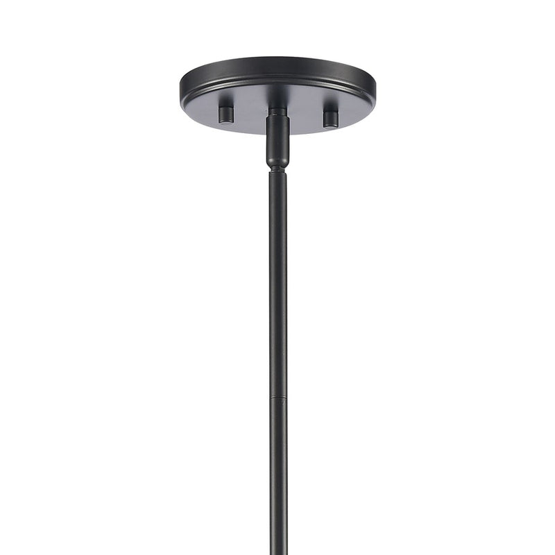 Atlas Lighting Newland 21'' Wide 6Lt Chandelier, Matte Black