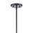Atlas Lighting Newland 21'' Wide 6Lt Chandelier, Matte Black