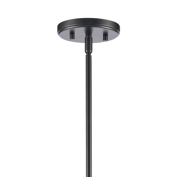 Atlas Lighting Newland 21'' Wide 6Lt Chandelier, Matte Black