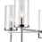 Atlas Lighting Oakland 25'' Wide 5Lt Chandelier, Chrome/Clear