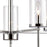 Atlas Lighting Oakland 25'' Wide 5Lt Chandelier, Chrome/Clear