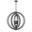 Atlas Lighting Orme 27'' Wide 4Lt Chandelier, Black