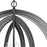 Atlas Lighting Orme 27'' Wide 4Lt Chandelier, Black