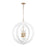 Atlas Lighting Orme 27'' Wide 4Lt Chandelier, White
