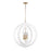 Atlas Lighting Orme 27'' Wide 4Lt Chandelier, White