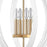 Atlas Lighting Orme 27'' Wide 4Lt Chandelier, White