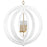 Atlas Lighting Orme 27'' Wide 4Lt Chandelier, White