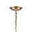 Atlas Lighting Orme 27'' Wide 4Lt Chandelier, White