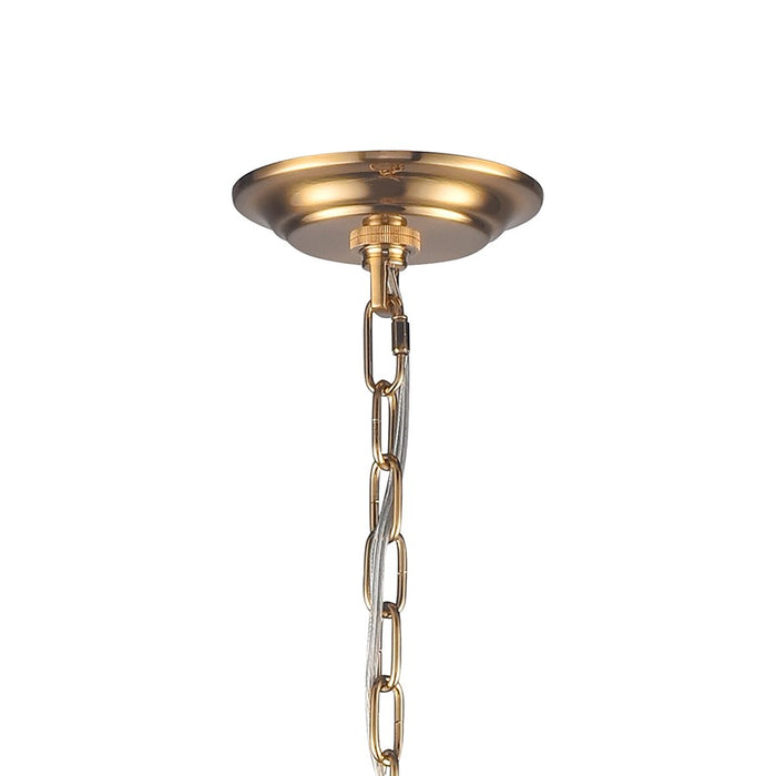 Atlas Lighting Orme 27'' Wide 4Lt Chandelier, White