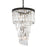 Atlas Lighting Palacial 16'' Wide 6Lt Chandelier, Bronze/Clear