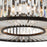 Atlas Lighting Palacial 35'' Wide 11Lt Chandelier, Bronze/Clear
