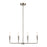 Atlas Lighting Park Slope 25'' Wide 4Lt Chandelier, Brushed Nickel