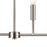 Atlas Lighting Park Slope 25'' Wide 4Lt Chandelier, Brushed Nickel