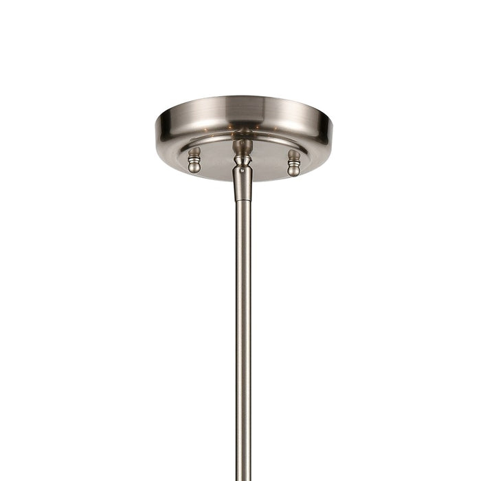 Atlas Lighting Park Slope 25'' Wide 4Lt Chandelier, Brushed Nickel
