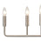 Atlas Lighting Park Slope 31'' Wide 6Lt Chandelier, Brushed Nickel