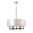 Atlas Lighting Pembroke 24'' Wide 6Lt Chandelier, Nickel/Silver