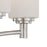 Atlas Lighting Pittman 24''W 5Lt Chandelier, Brushed Nickel/White