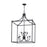 Atlas Lighting Prescott 24'' Wide 8Lt Chandelier, Matte Black