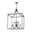 Atlas Lighting Prescott 24'' Wide 8Lt Chandelier, Matte Black
