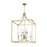 Atlas Lighting Prescott 24'' Wide 8Lt Chandelier, Warm Brass