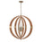 Atlas Lighting Pyrus 27'' Wide 4Lt Chandelier, Brown