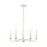 Atlas Lighting Quinn 24'' Wide 5Lt Chandelier, Antique White
