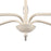 Atlas Lighting Quinn 24'' Wide 5Lt Chandelier, Antique White