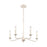 Atlas Lighting Quinn 24'' Wide 5Lt Chandelier, Antique White