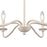 Atlas Lighting Quinn 30'' Wide 6Lt Chandelier, Antique White