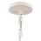 Atlas Lighting Quinn 30'' Wide 6Lt Chandelier, Antique White